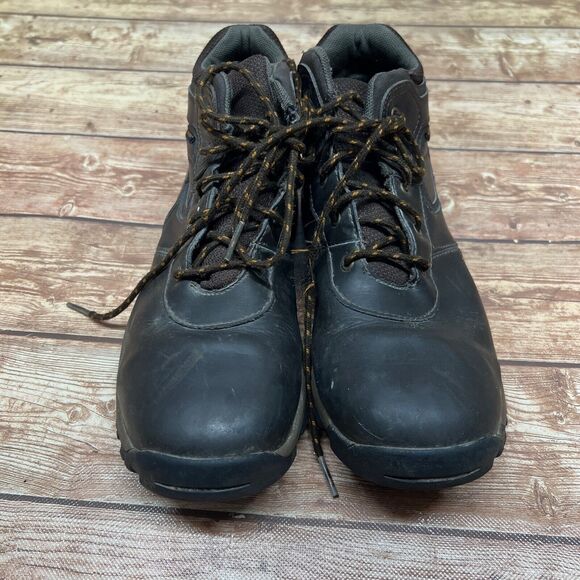 Timberland Mens Mt Maddsen Mid Waterproof Hiking Boots 7 40 Brown Leather A141B - Picture 7 of 14